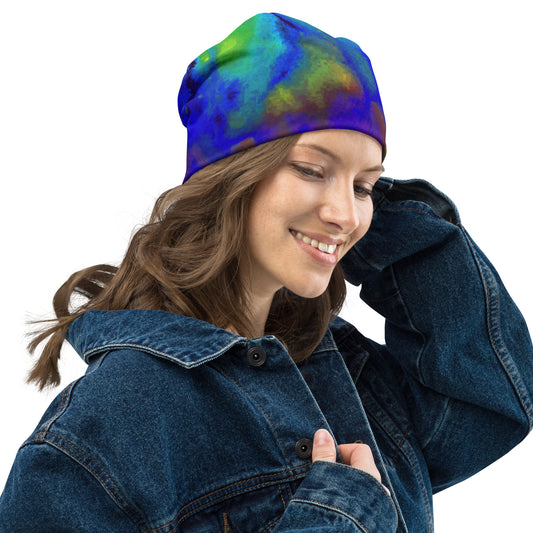 Abstract All-Over Print Beanie