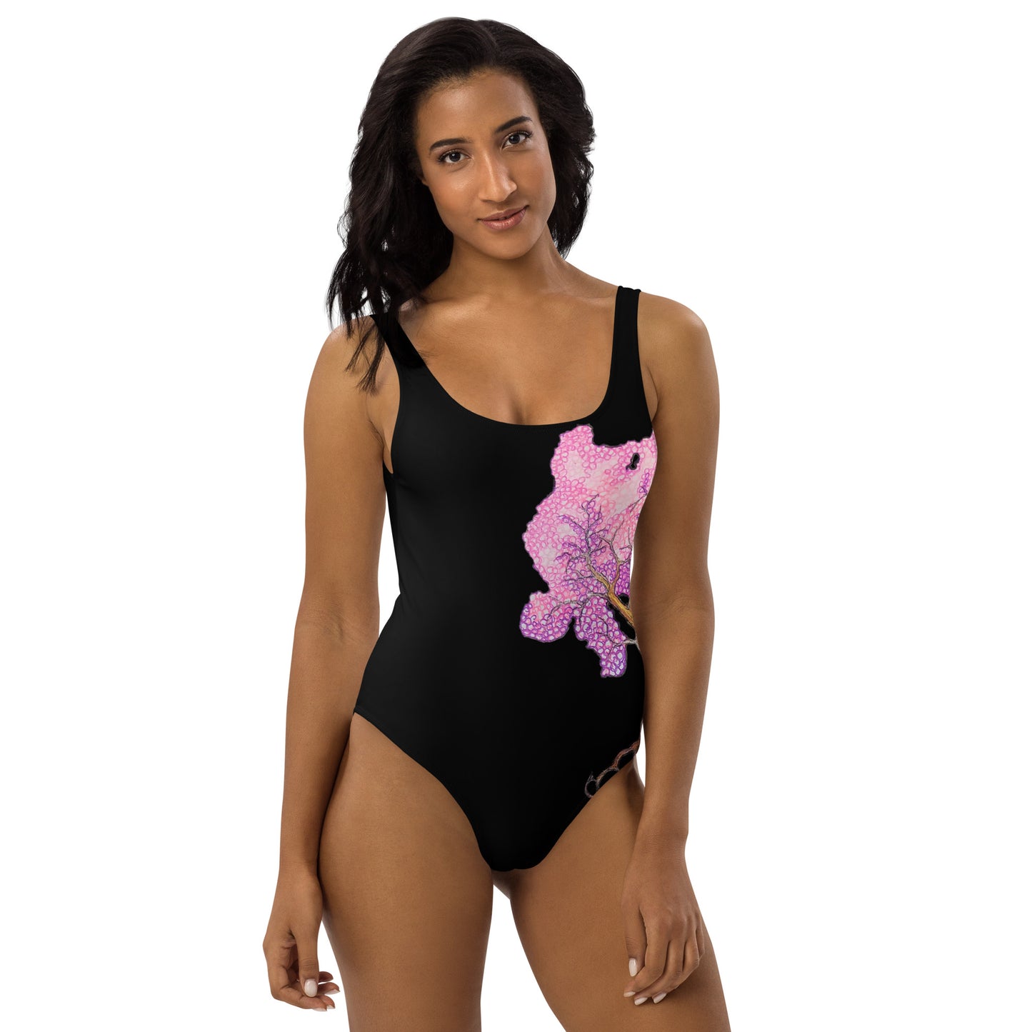Cherry Blossom One-Piece Swimsuit