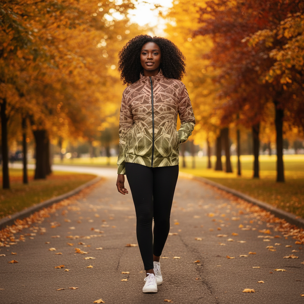 Sketch Sunrise Unisex track jacket