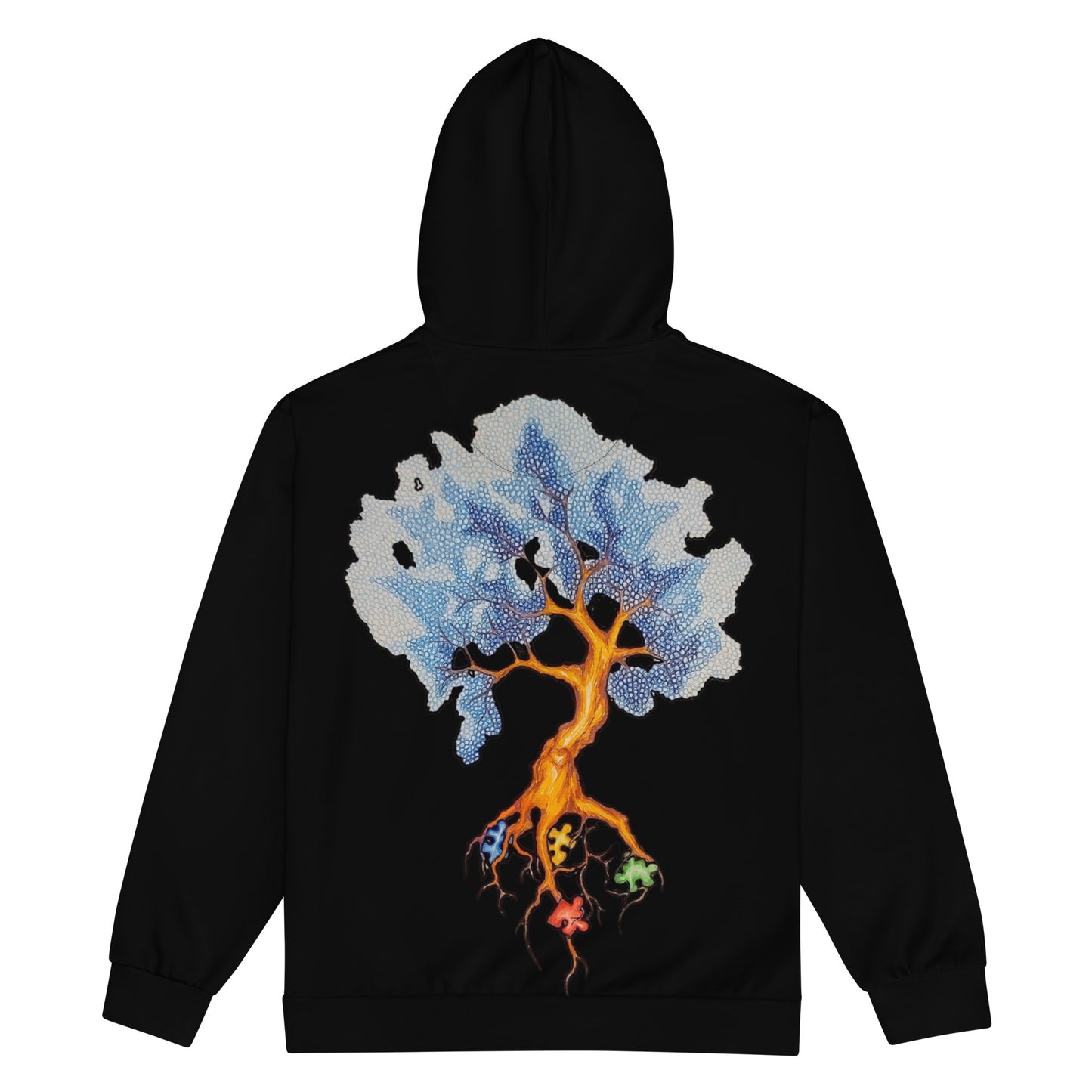 Autism tree Unisex zip hoodie