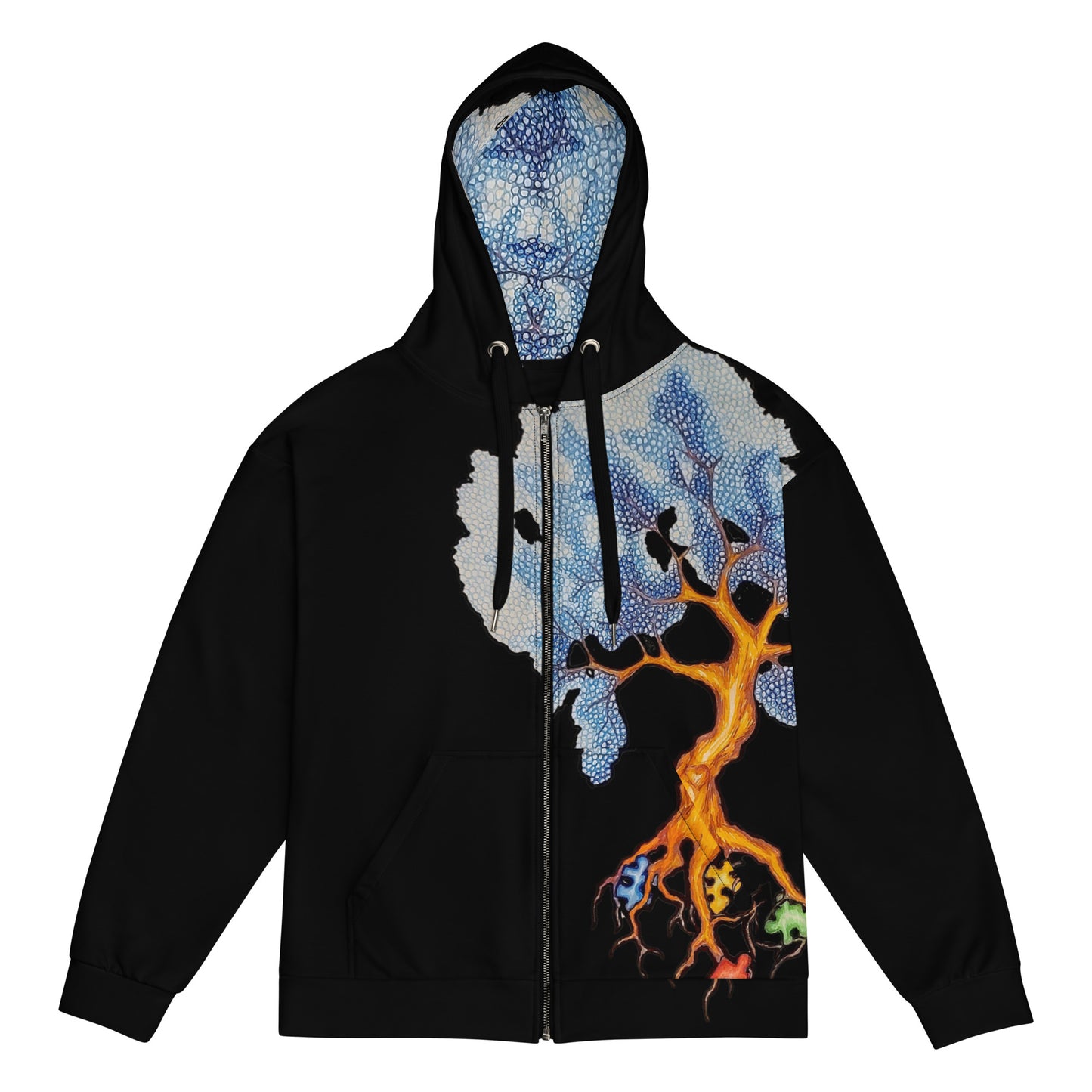 Autism tree Unisex zip hoodie