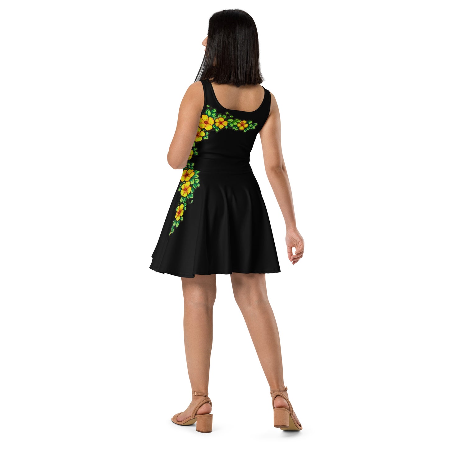 Flowers Skater Dress