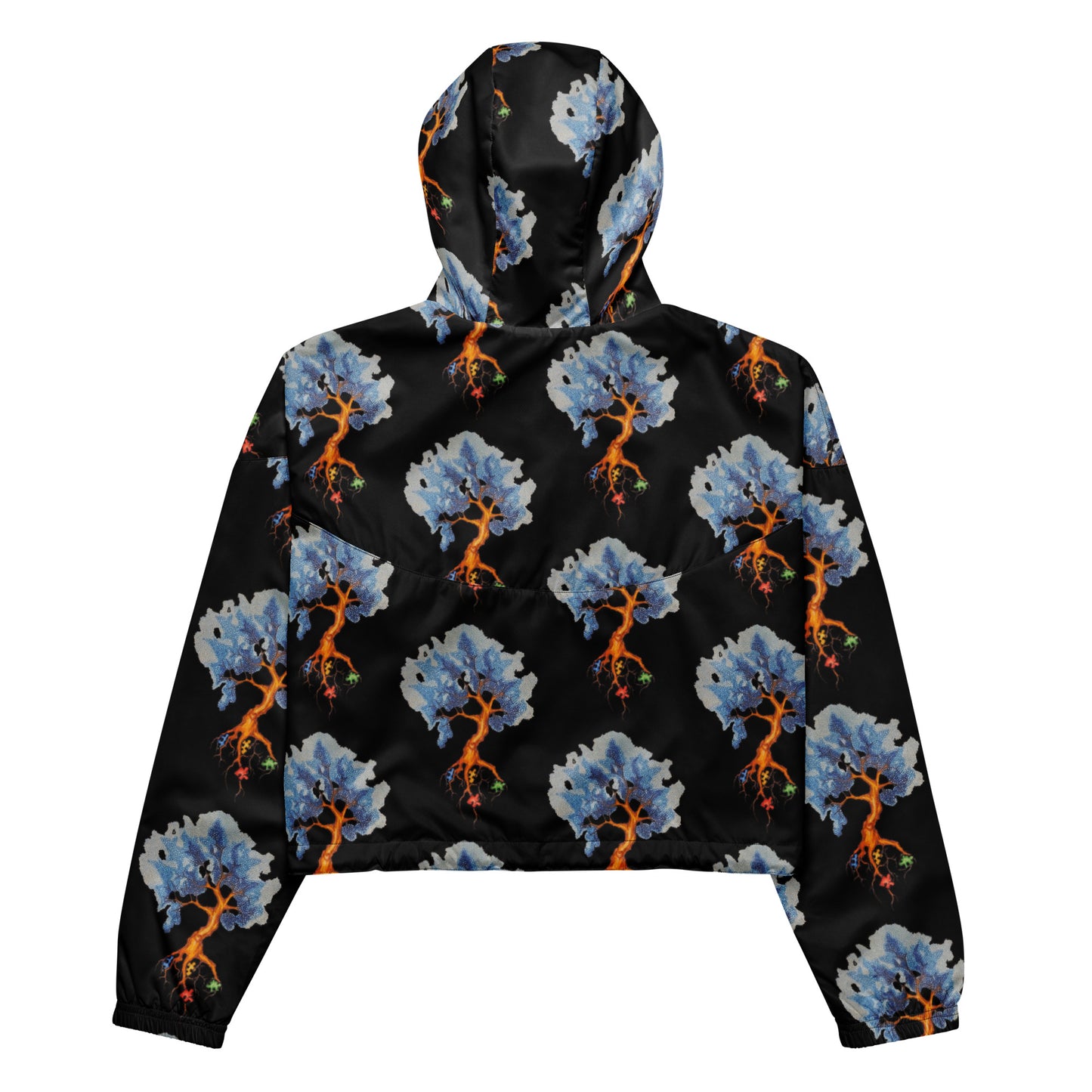 Autism Tree Women’s cropped windbreaker