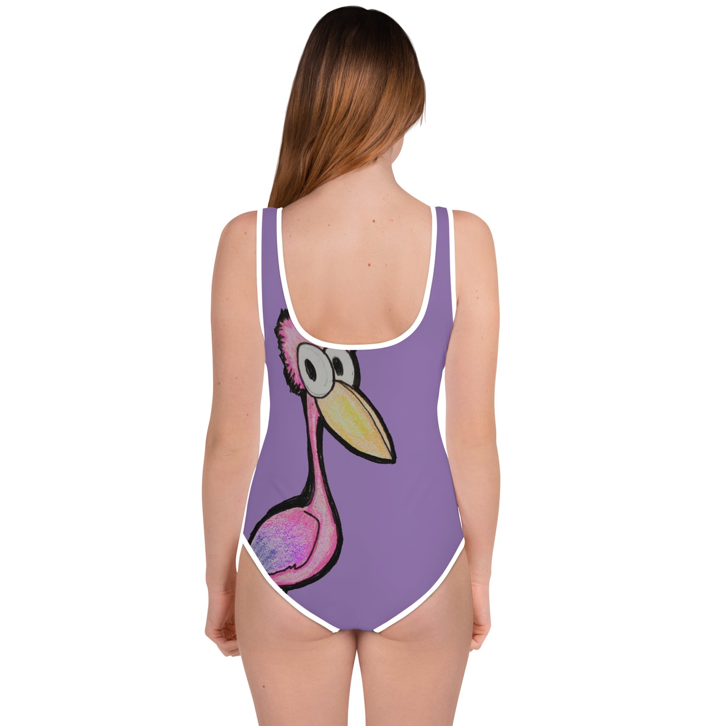 AutPop's Critters Meep All-Over Print Youth Swimsuit