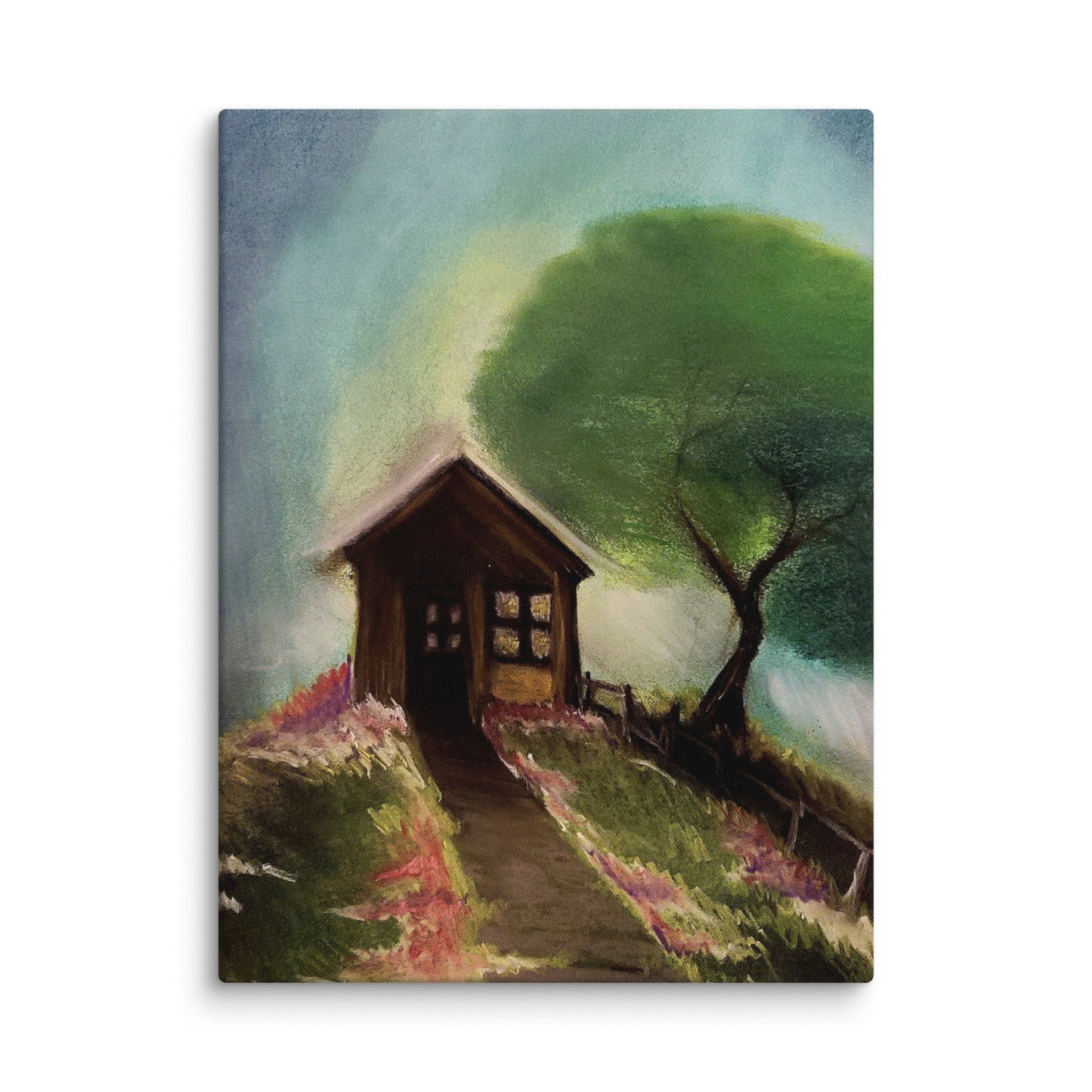 The Old Cabin Canvas