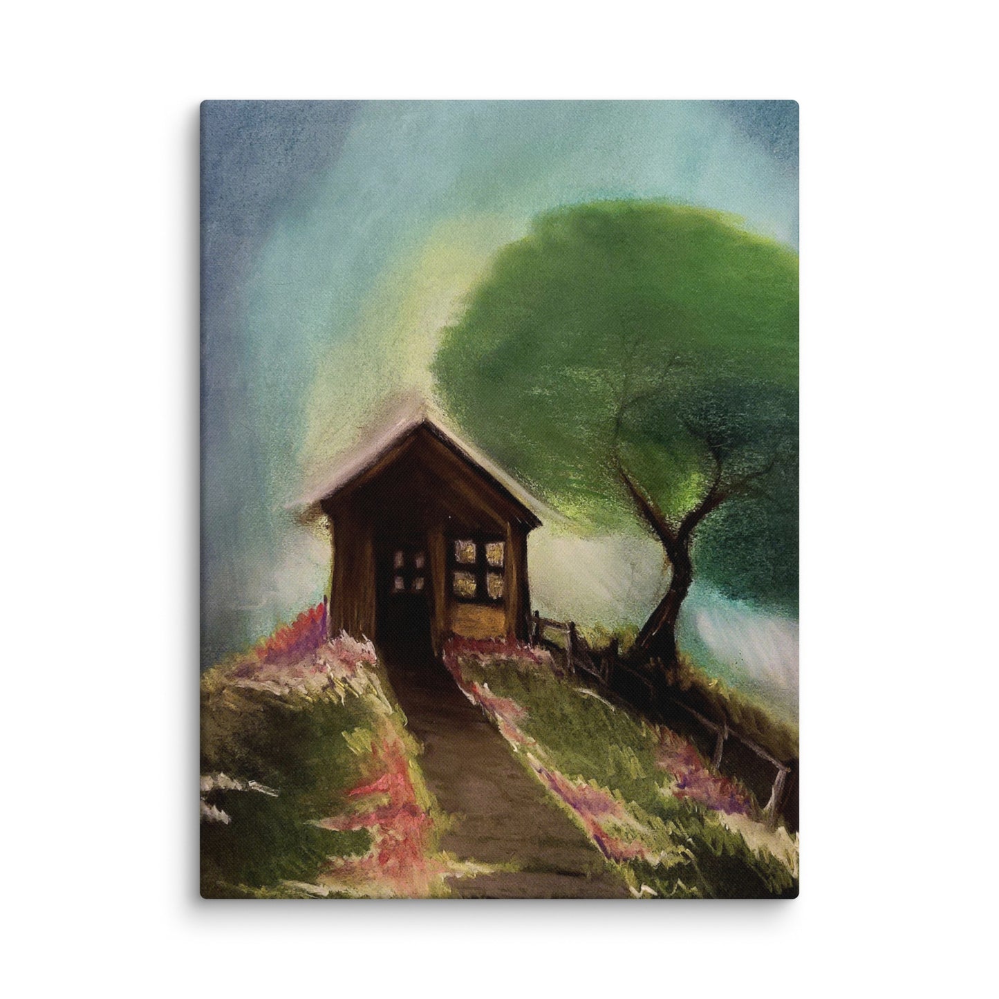 The Old Cabin Canvas