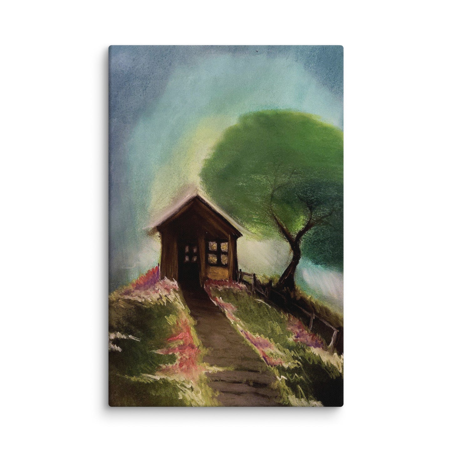 The Old Cabin Canvas