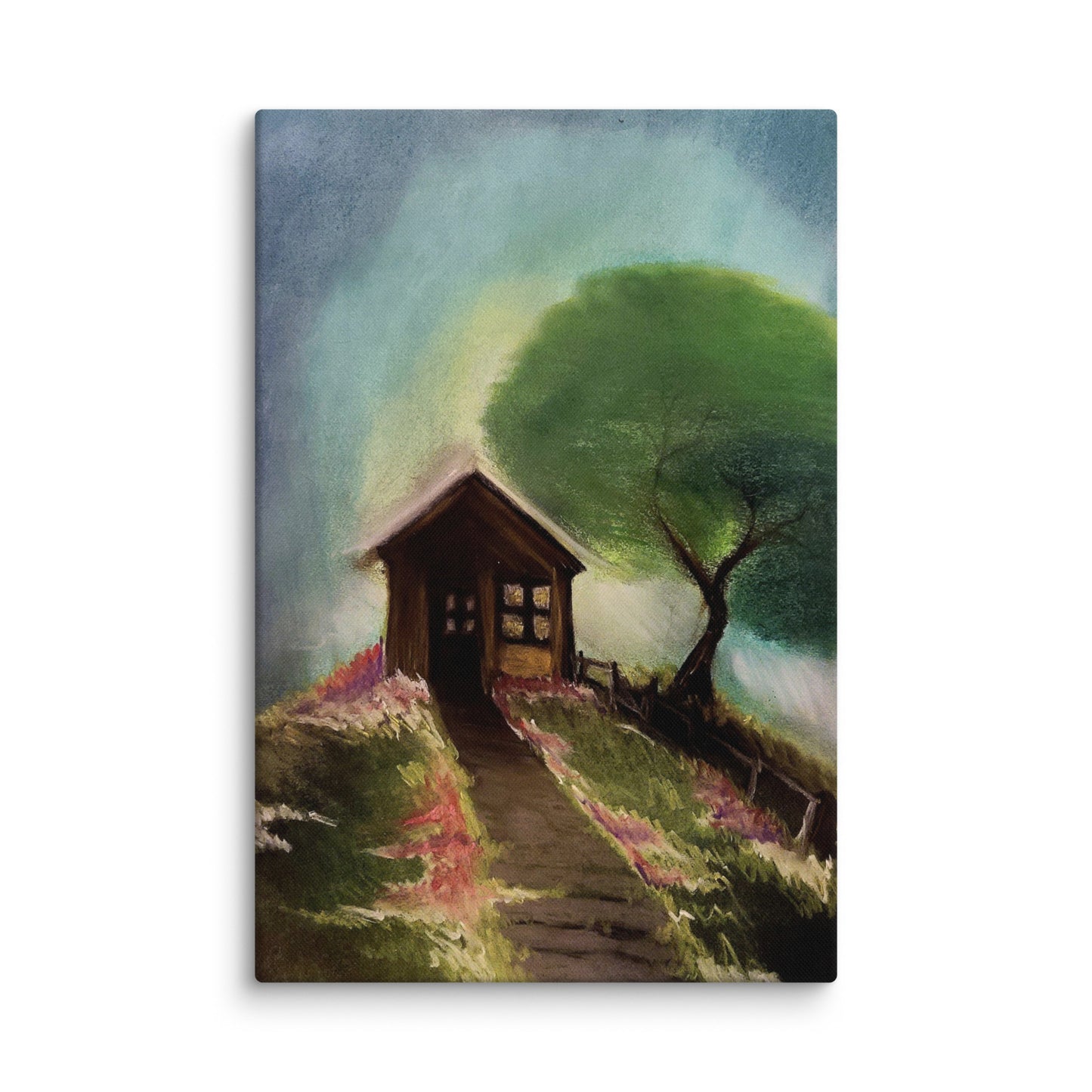 The Old Cabin Canvas