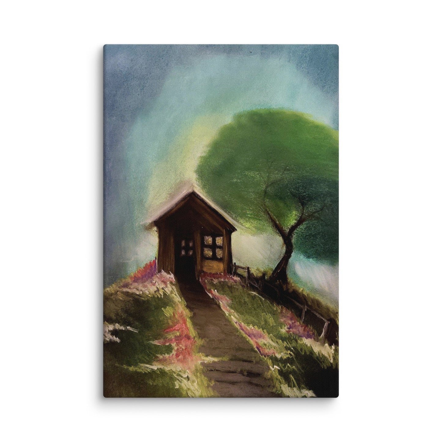 The Old Cabin Canvas