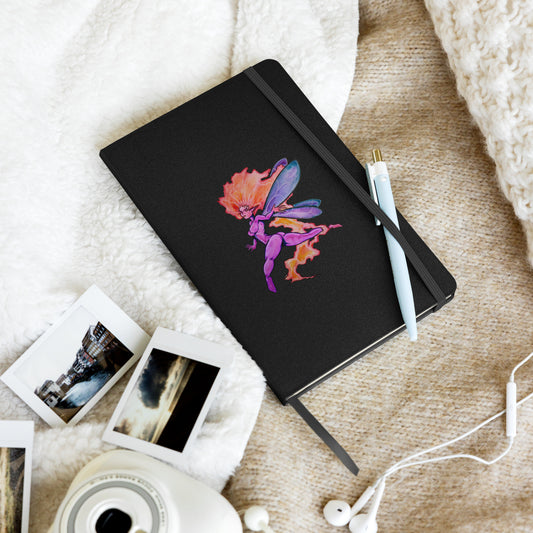 Wild Flower Fairy Hardcover bound notebook