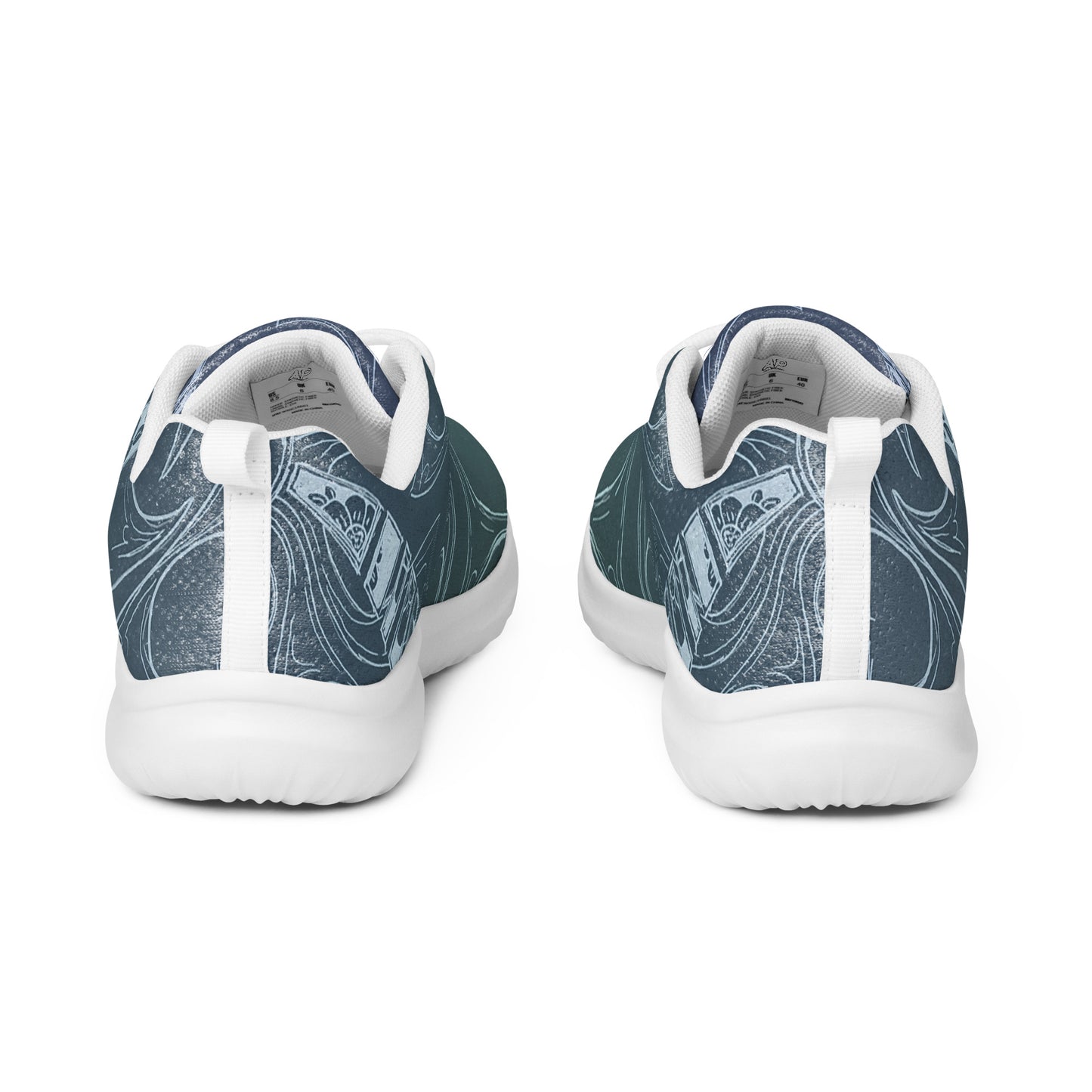 Flowers Slate Blue Men’s athletic shoes