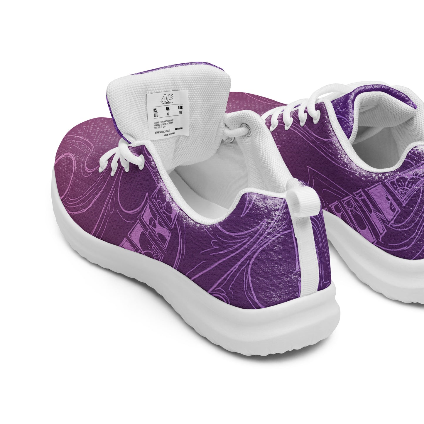 Flowers Plum Men’s athletic shoes