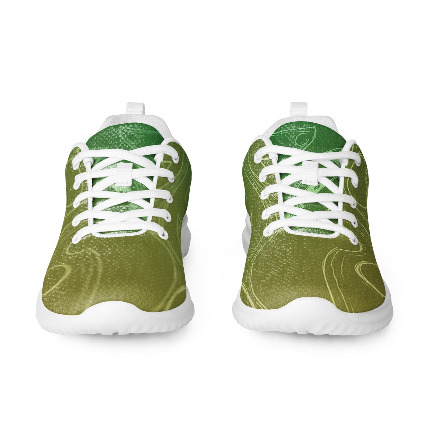 Flowers Gecko Green Men’s athletic shoes