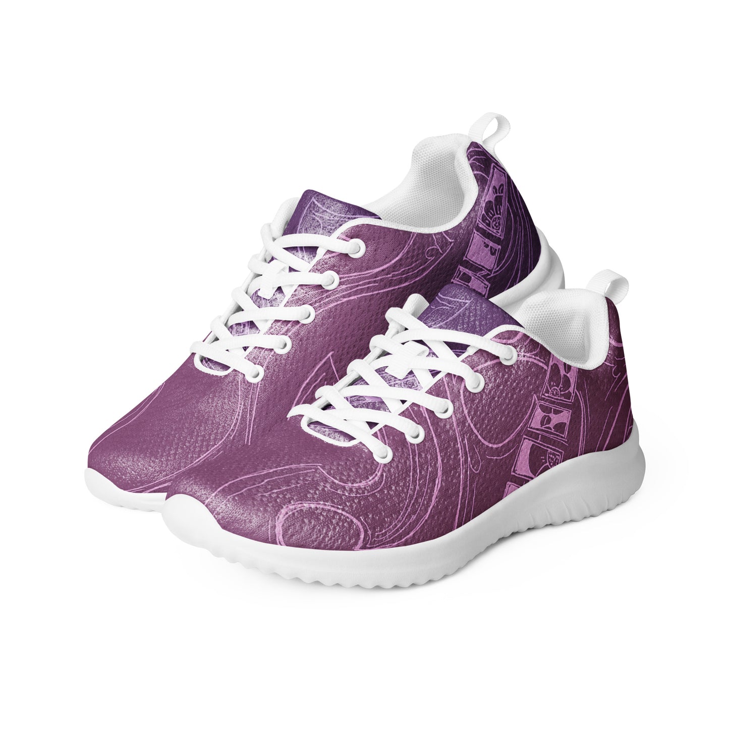 Flowers Orchid Men’s athletic shoes