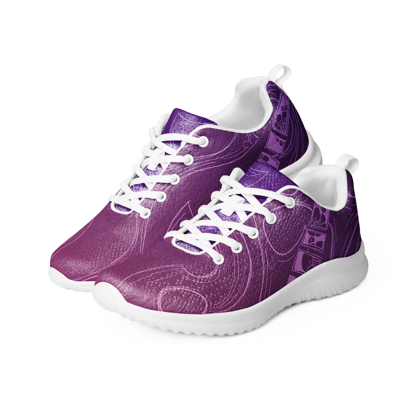 Flowers Plum Men’s athletic shoes