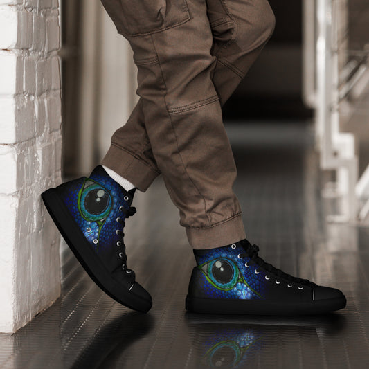 Leviathan Men’s high top canvas shoes