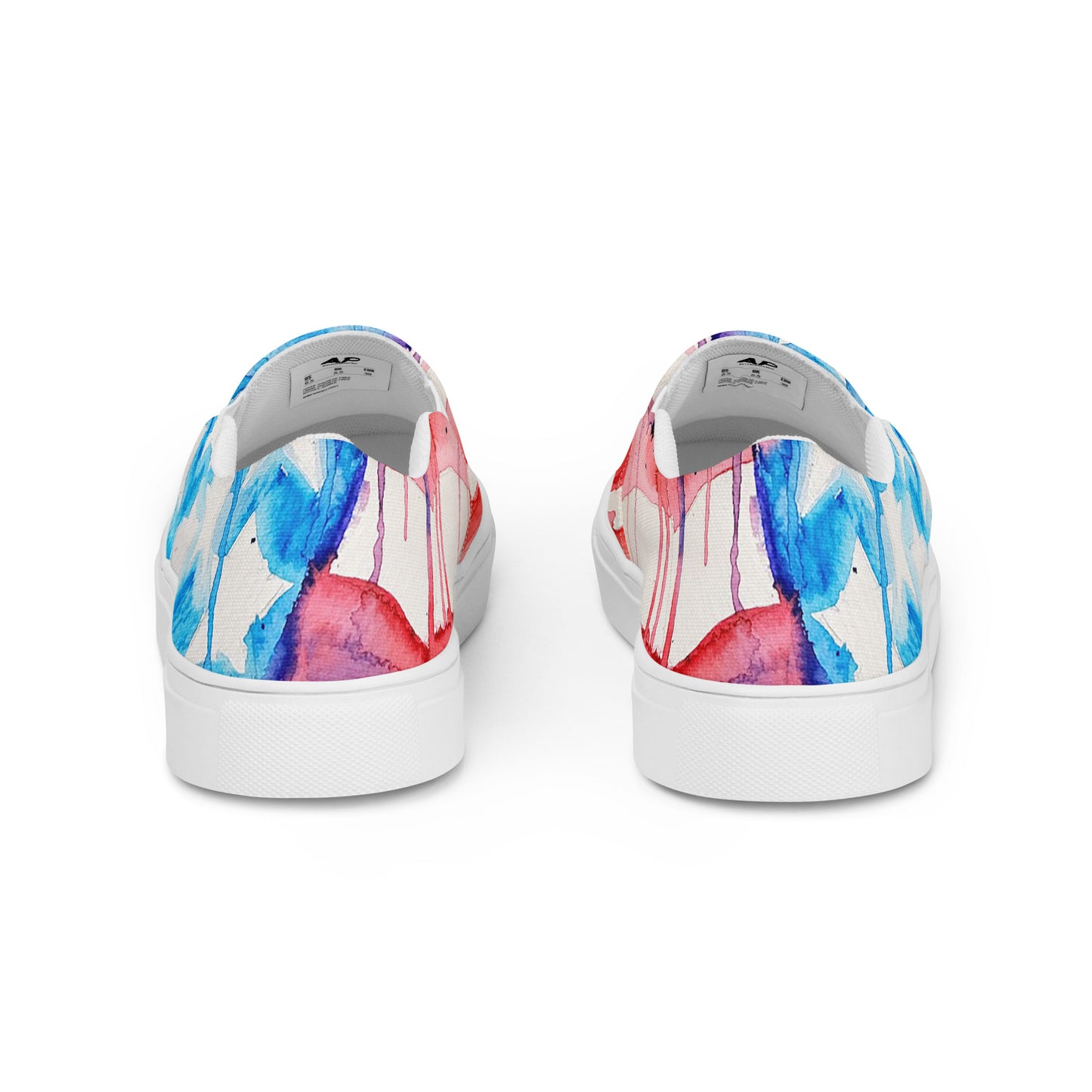 Bleeding Flag Men’s slip-on canvas shoes