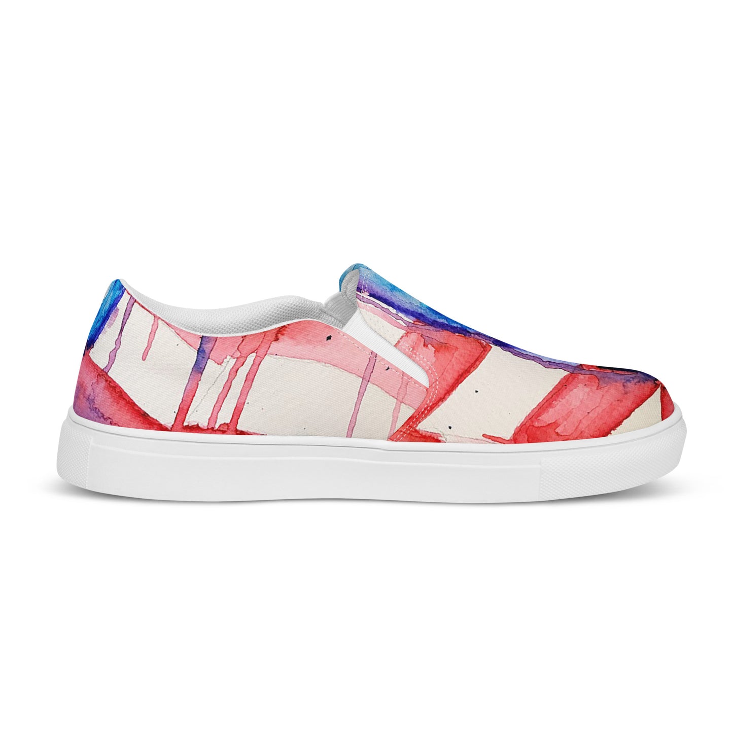 Bleeding Flag Men’s slip-on canvas shoes