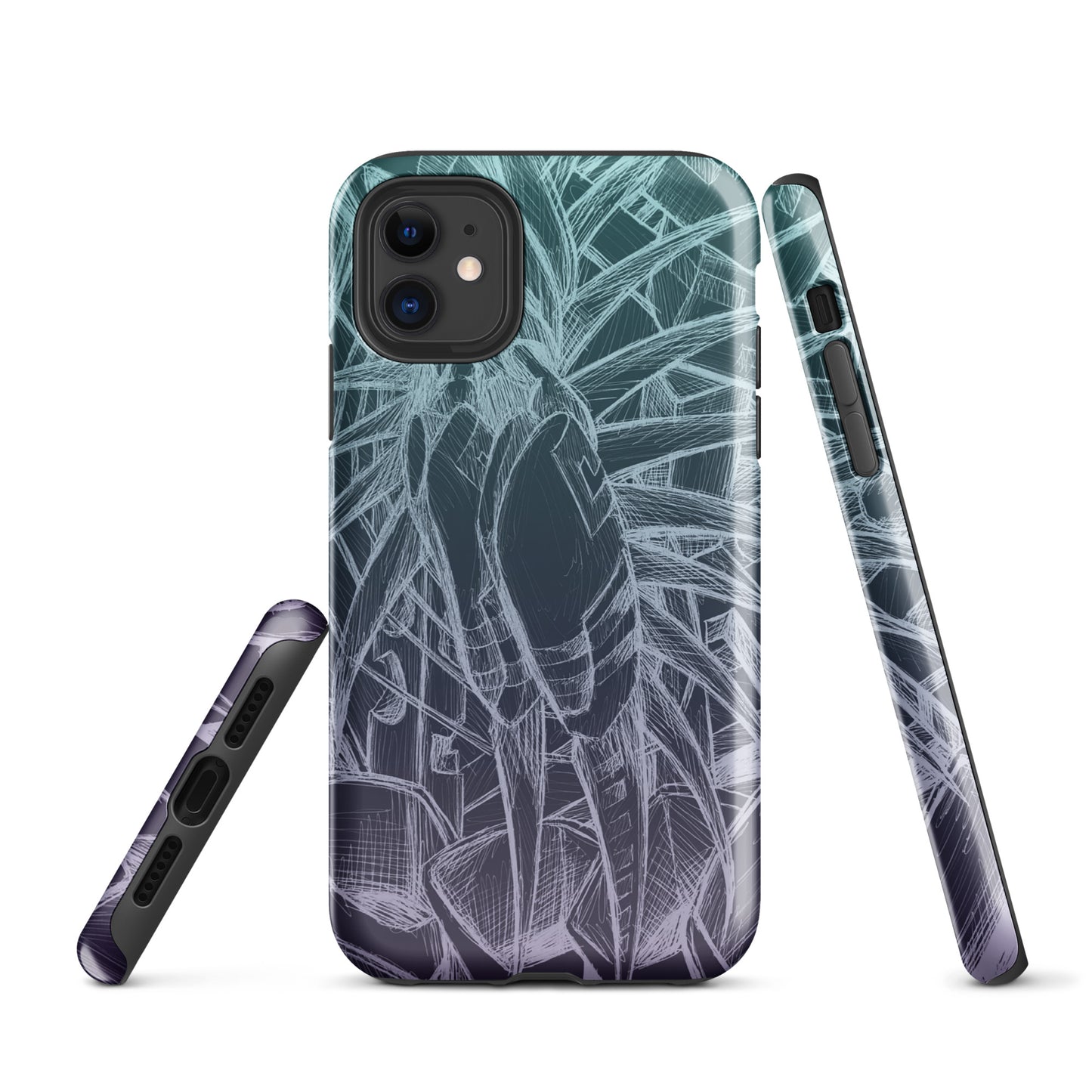 Sketch Midnight skies Tough Case for iPhone®