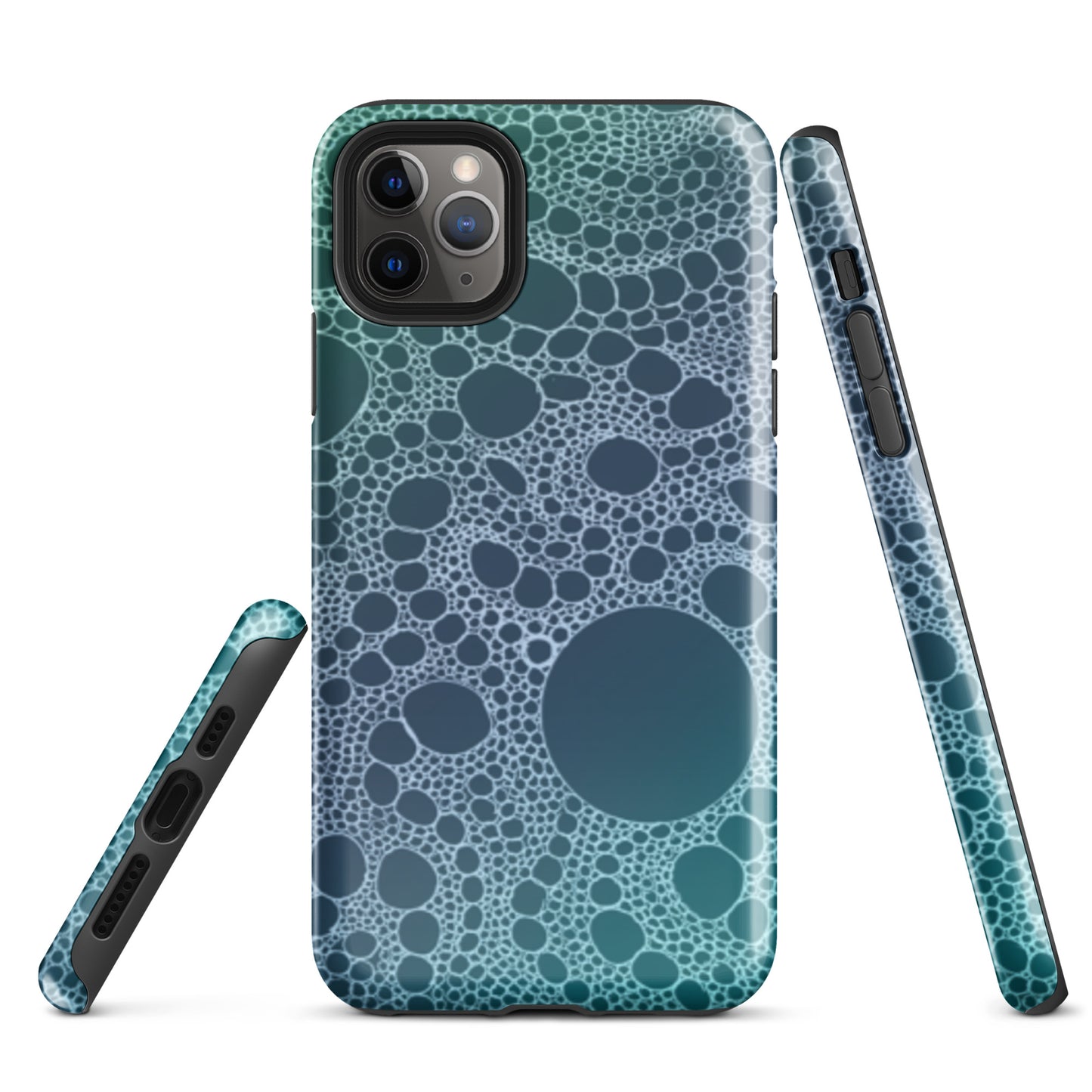 Lost in Circles Ocean Blue Tough Case for iPhone®