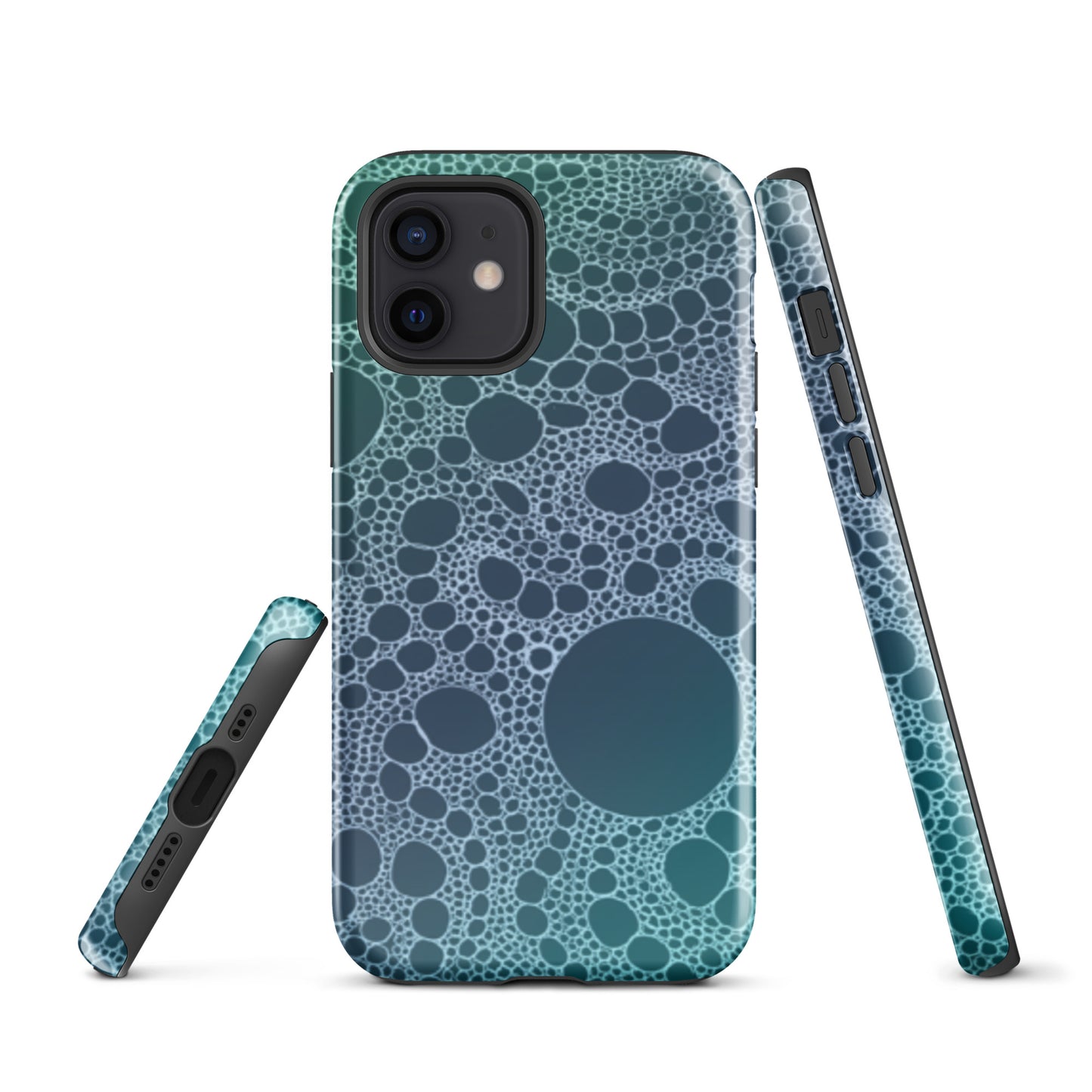 Lost in Circles Ocean Blue Tough Case for iPhone®