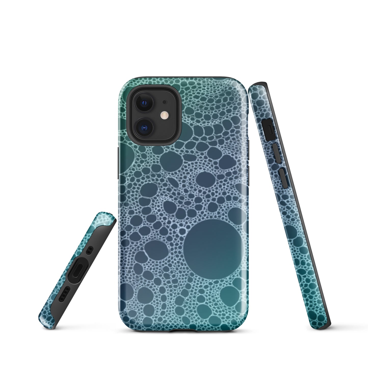 Lost in Circles Ocean Blue Tough Case for iPhone®