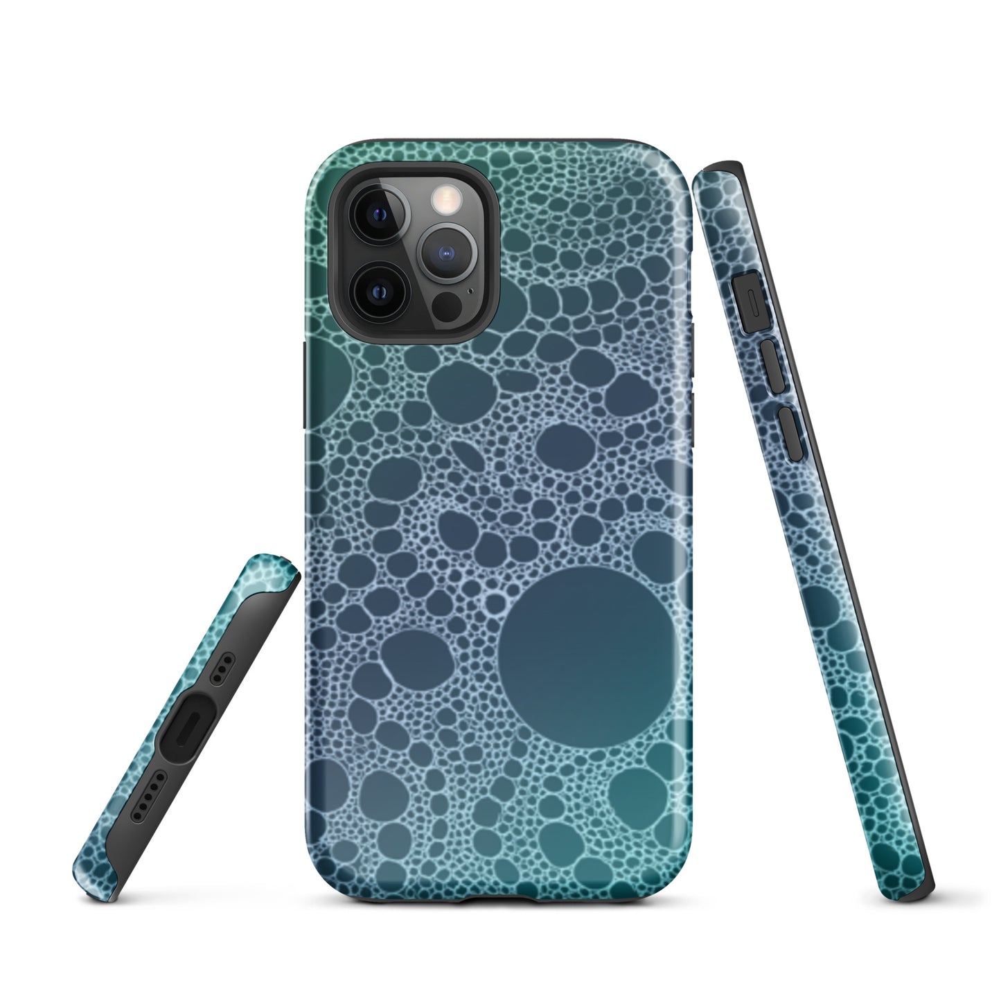 Lost in Circles Ocean Blue Tough Case for iPhone®