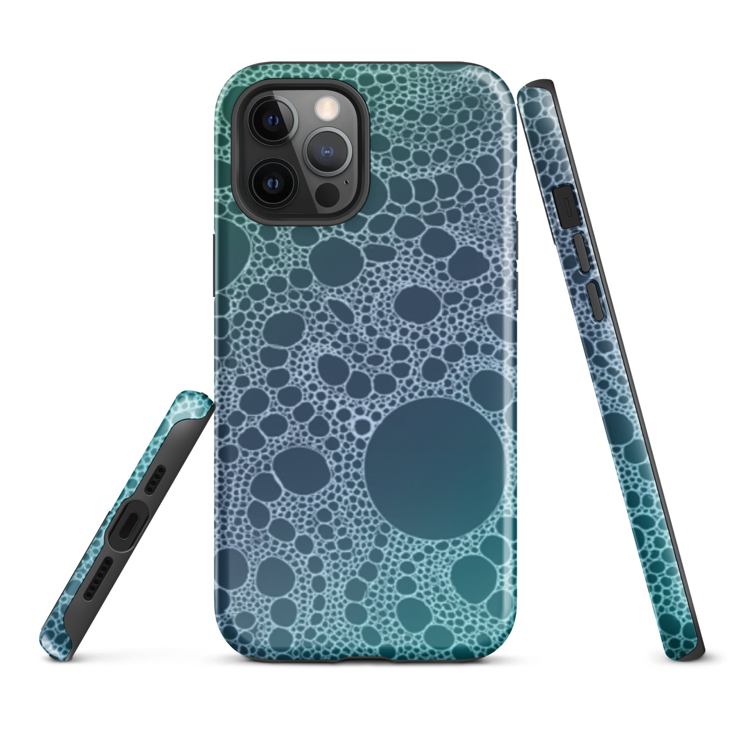 Lost in Circles Ocean Blue Tough Case for iPhone®