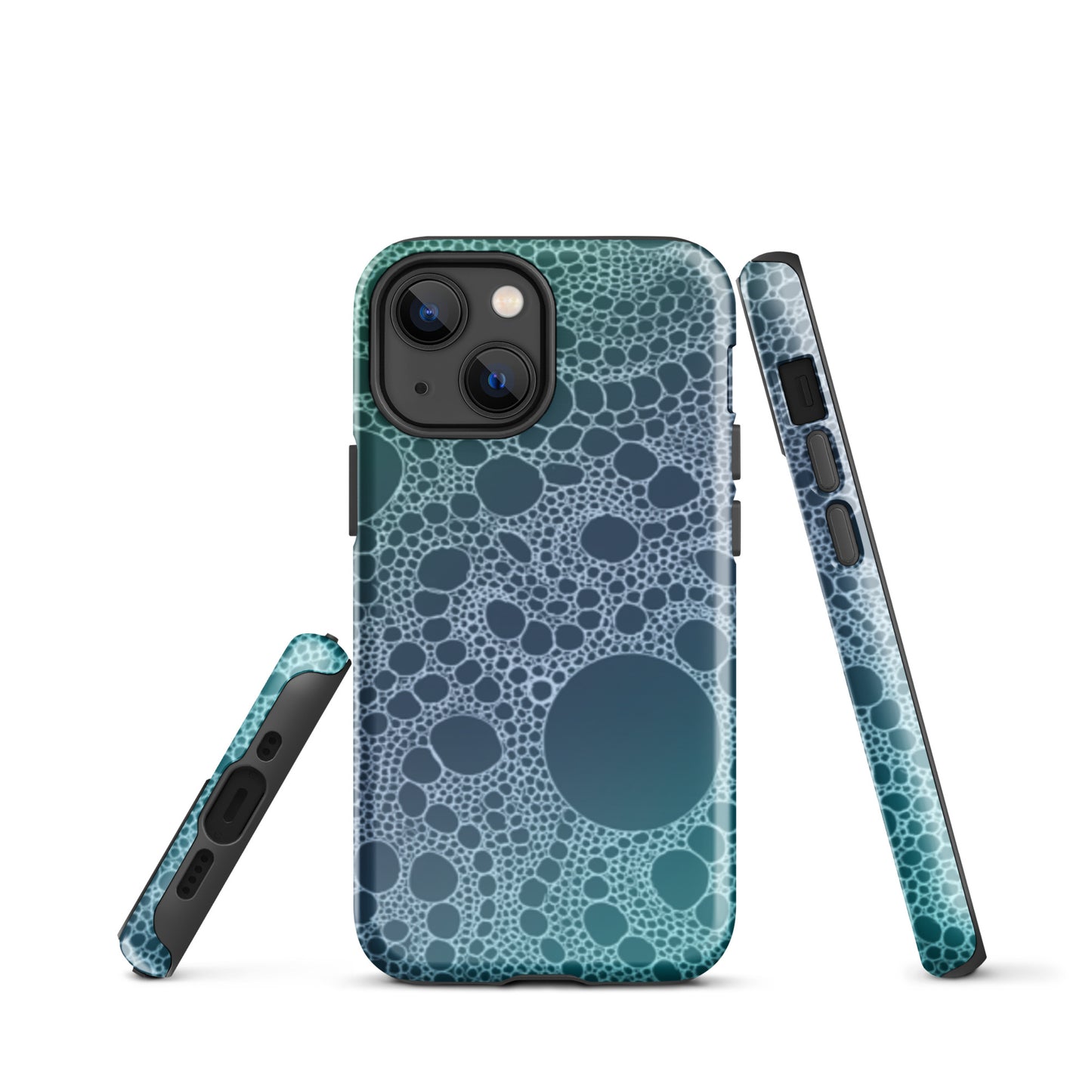 Lost in Circles Ocean Blue Tough Case for iPhone®