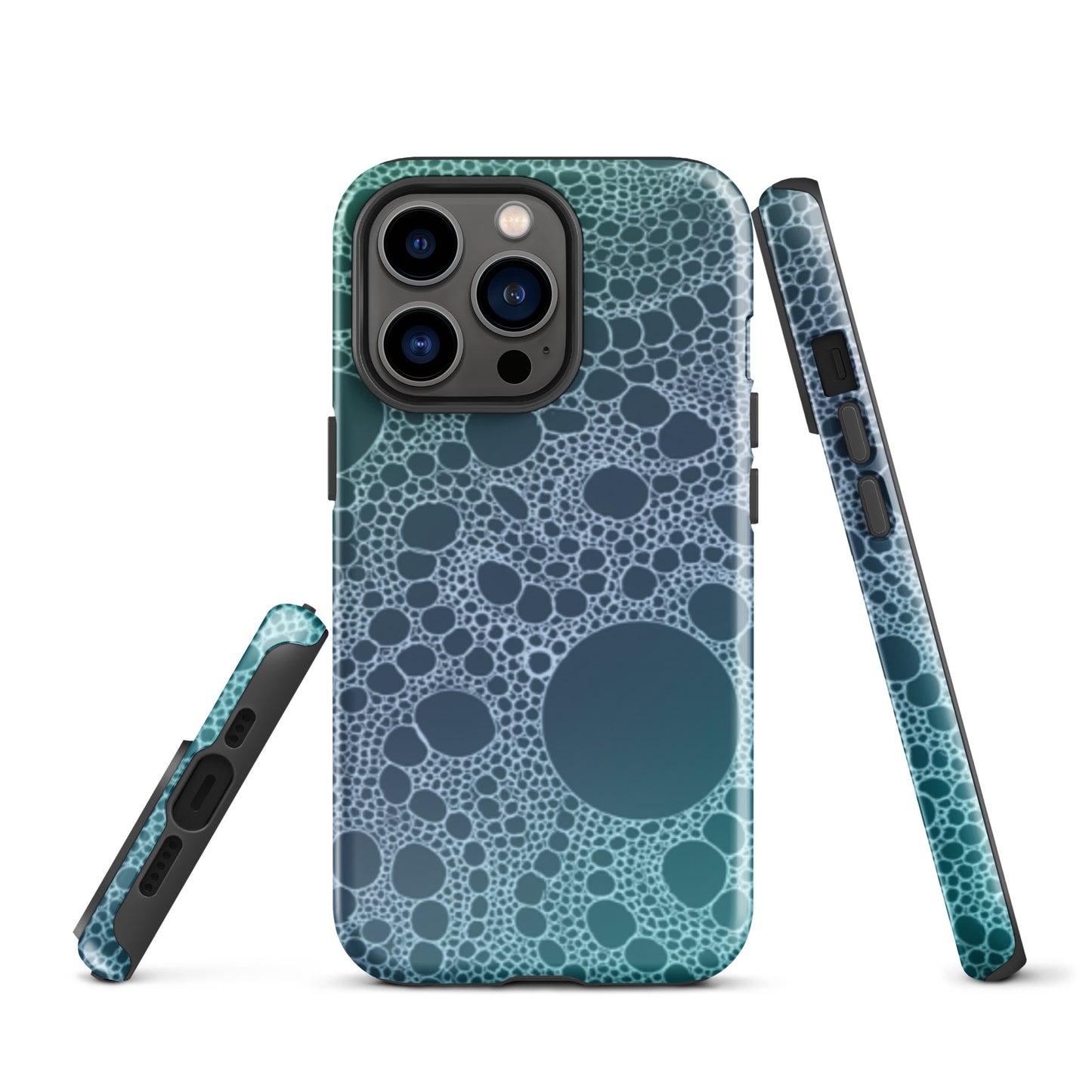 Lost in Circles Ocean Blue Tough Case for iPhone®