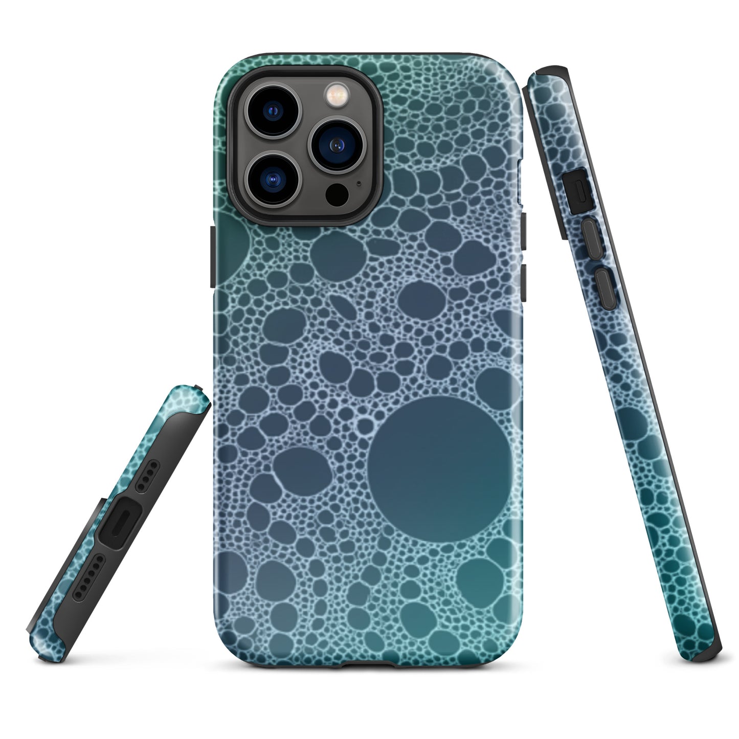 Lost in Circles Ocean Blue Tough Case for iPhone®