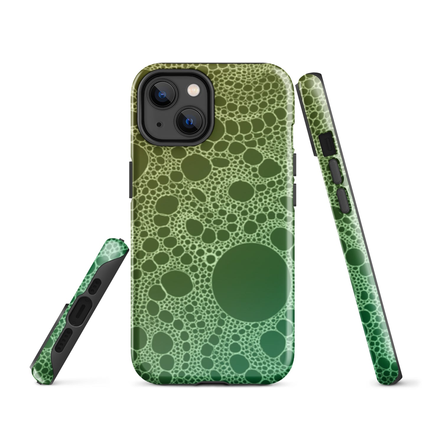 Lost In Circles Gecko Green Tough Case for iPhone®