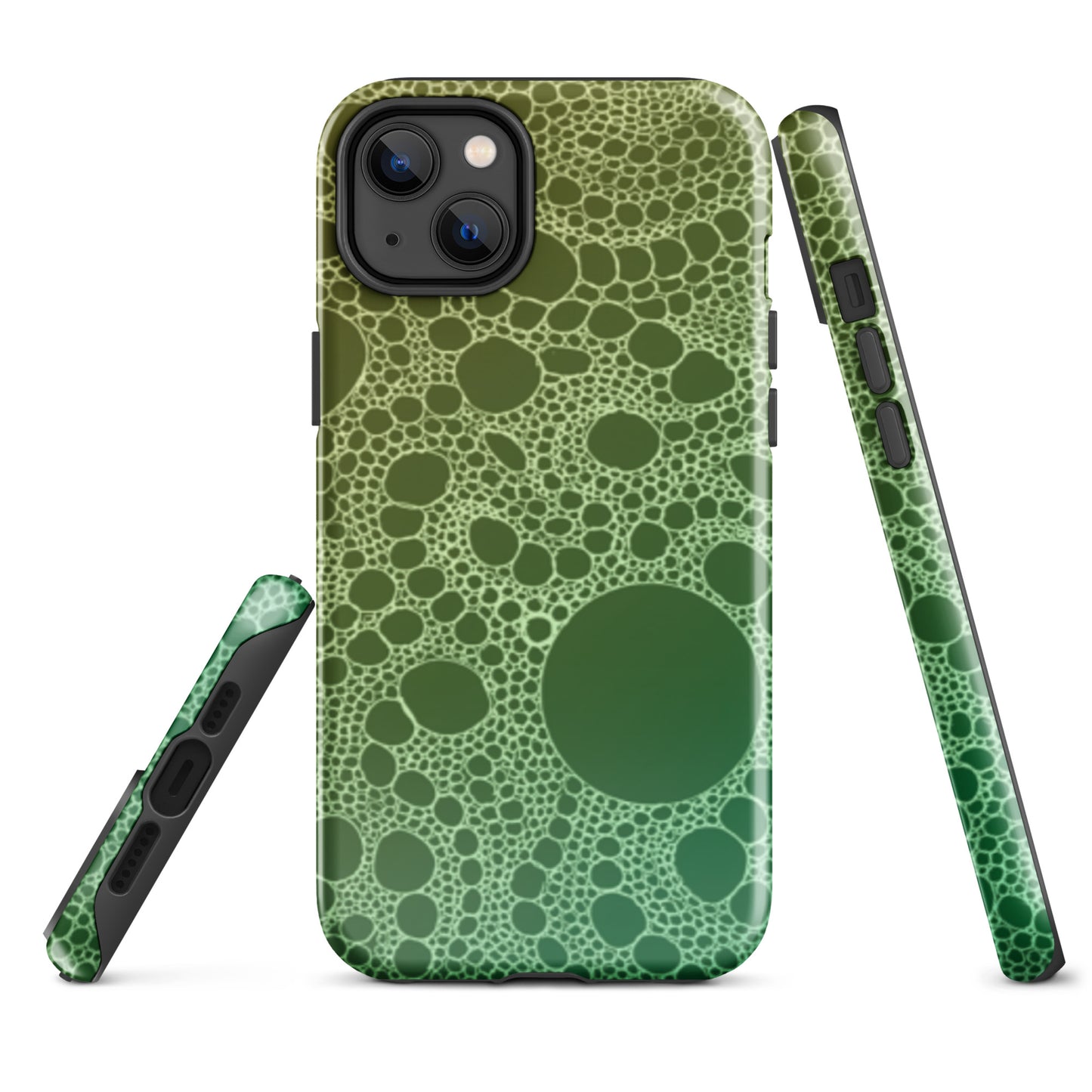 Lost In Circles Gecko Green Tough Case for iPhone®