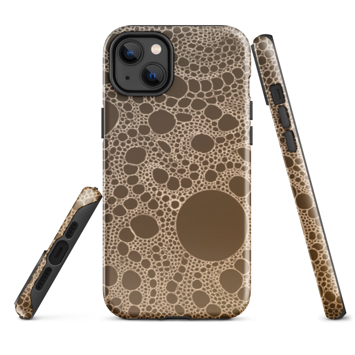 Lost In Circles Burnt Orange Tough Case for iPhone®