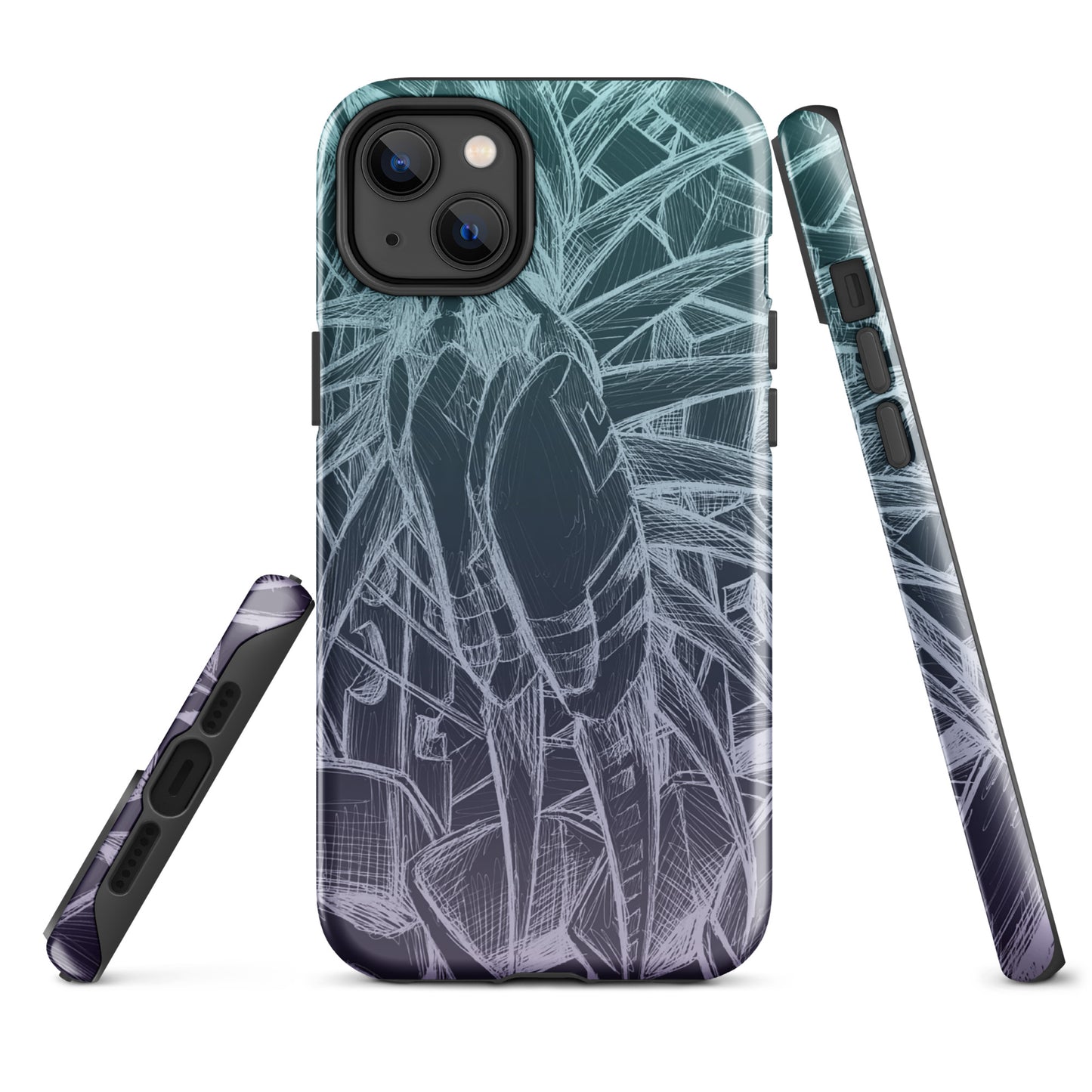 Sketch Midnight skies Tough Case for iPhone®