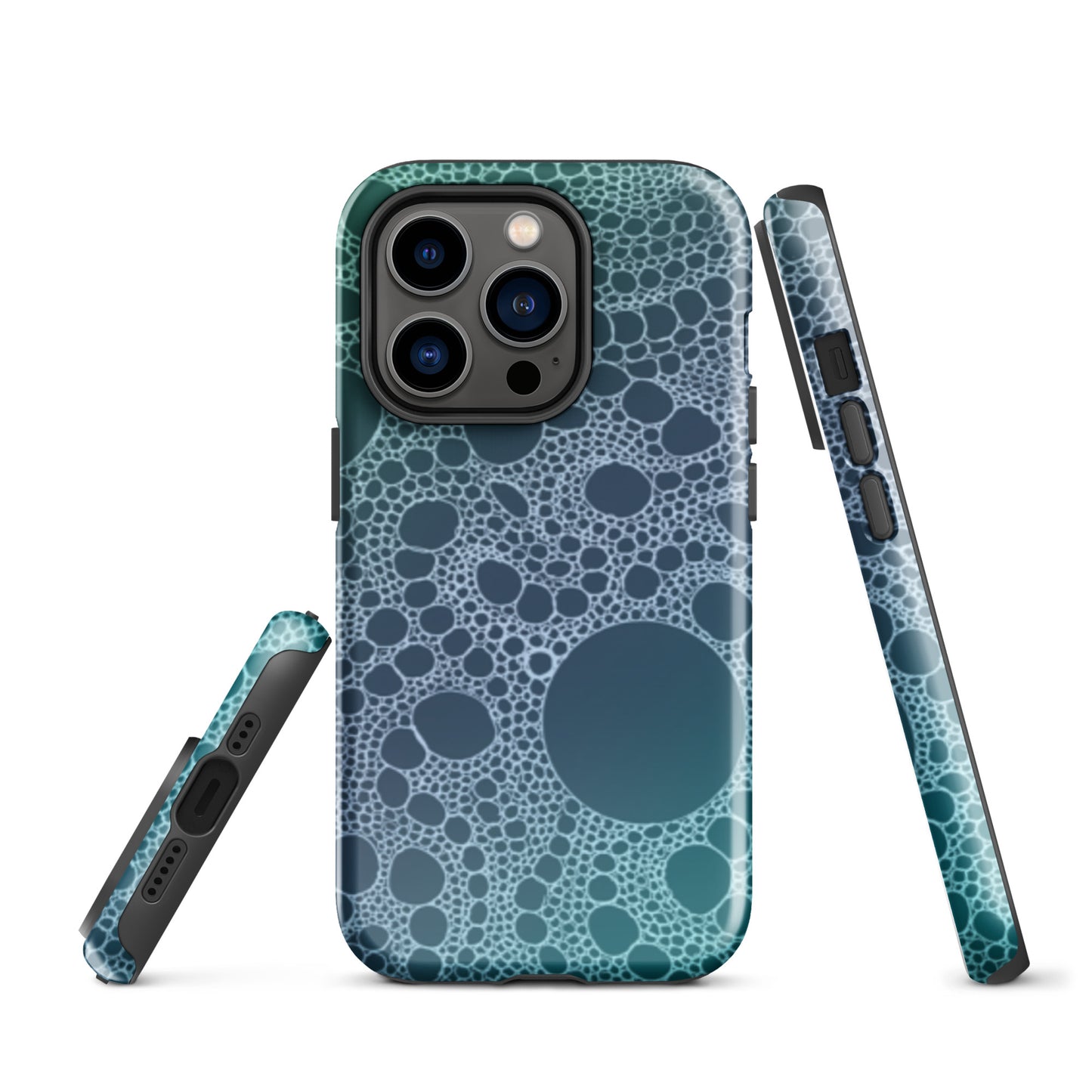 Lost in Circles Ocean Blue Tough Case for iPhone®