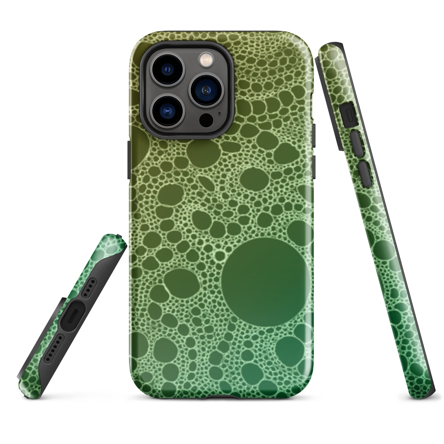 Lost In Circles Gecko Green Tough Case for iPhone®