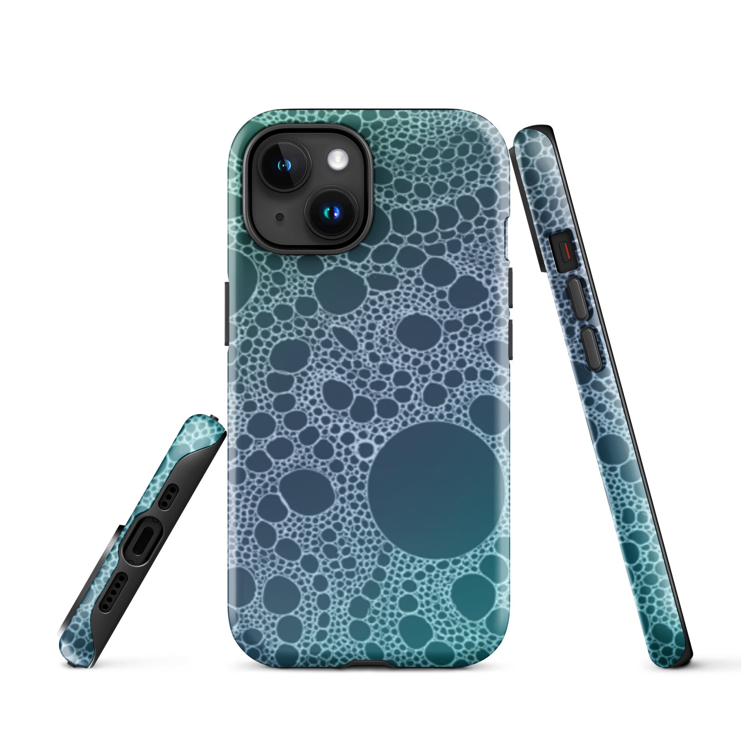 Lost in Circles Ocean Blue Tough Case for iPhone®