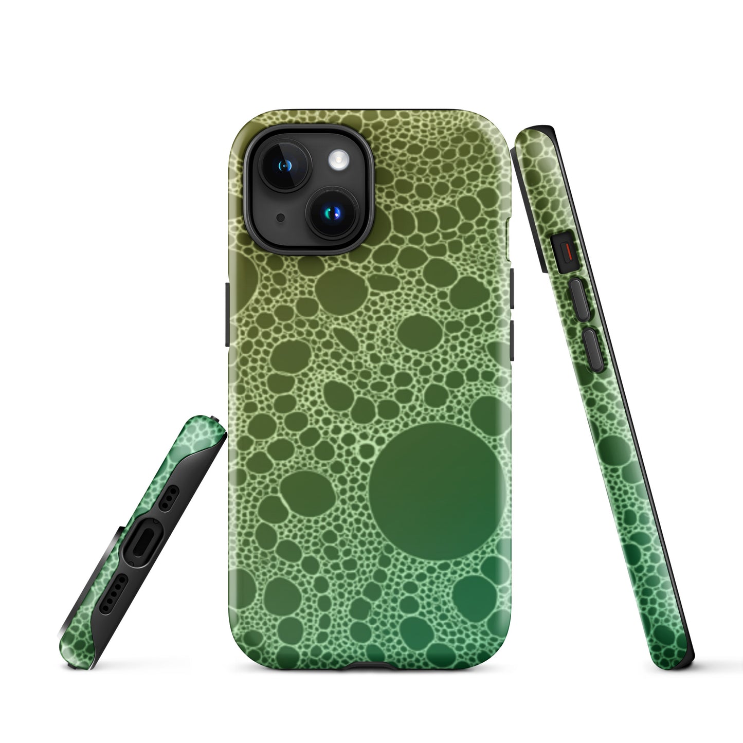 Lost In Circles Gecko Green Tough Case for iPhone®