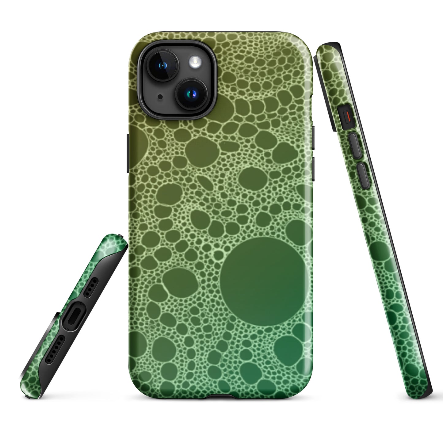 Lost In Circles Gecko Green Tough Case for iPhone®