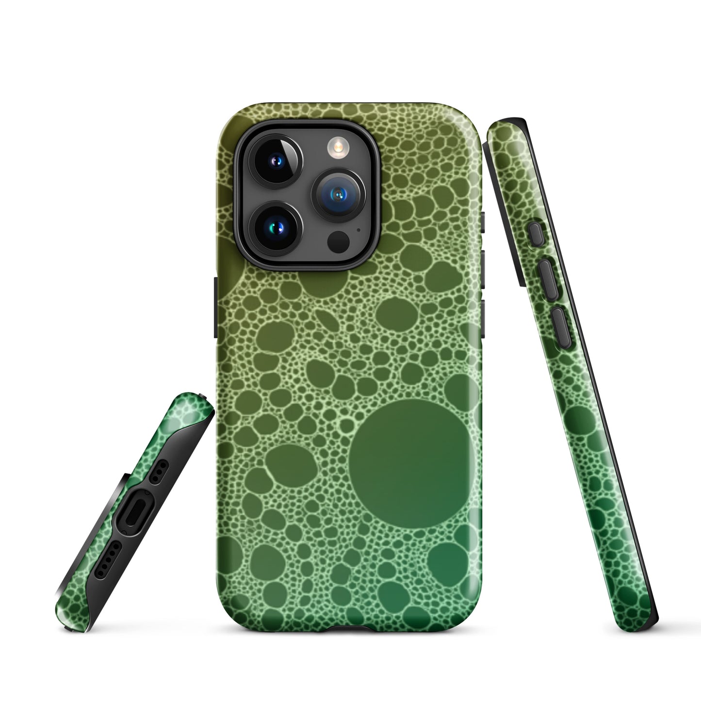 Lost In Circles Gecko Green Tough Case for iPhone®