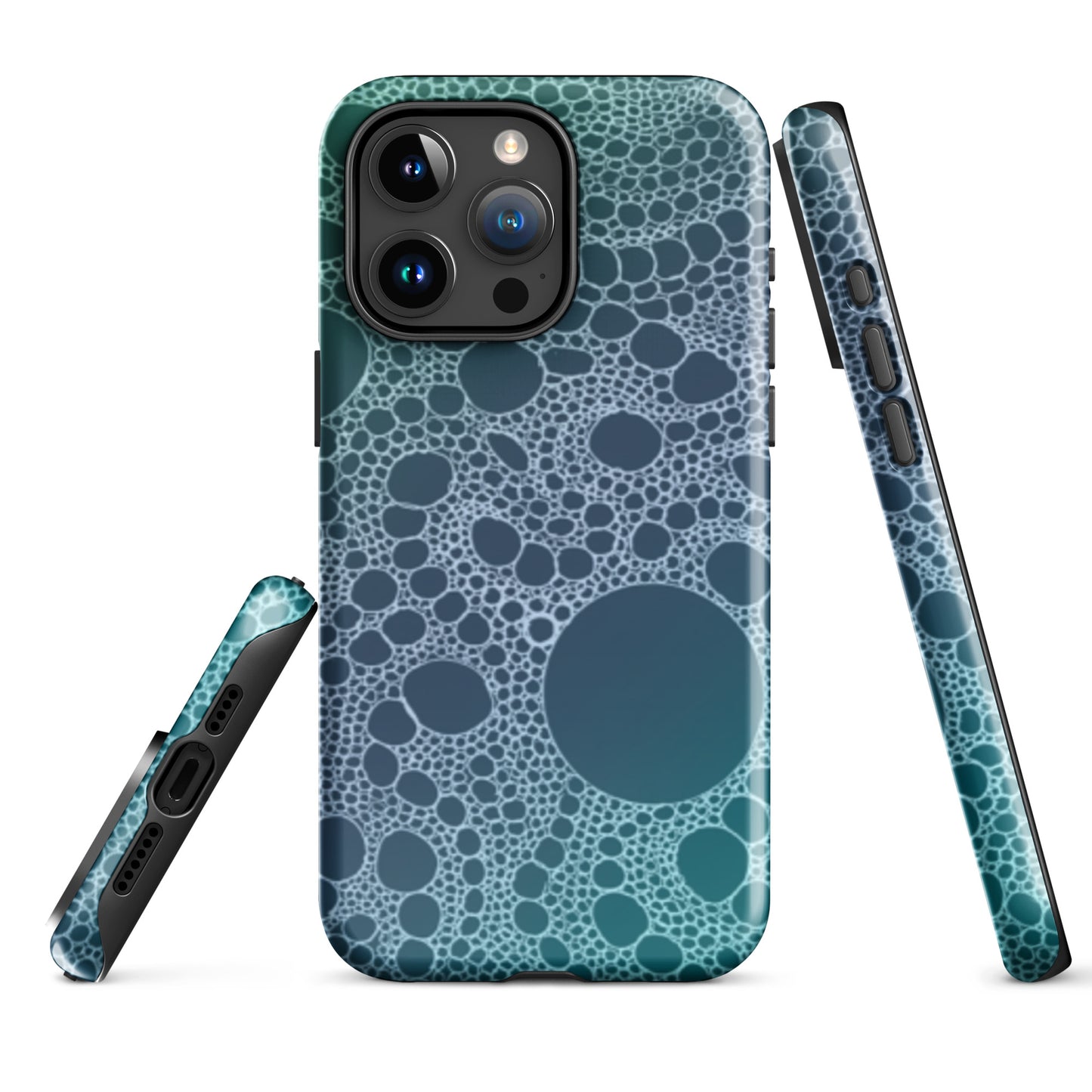 Lost in Circles Ocean Blue Tough Case for iPhone®