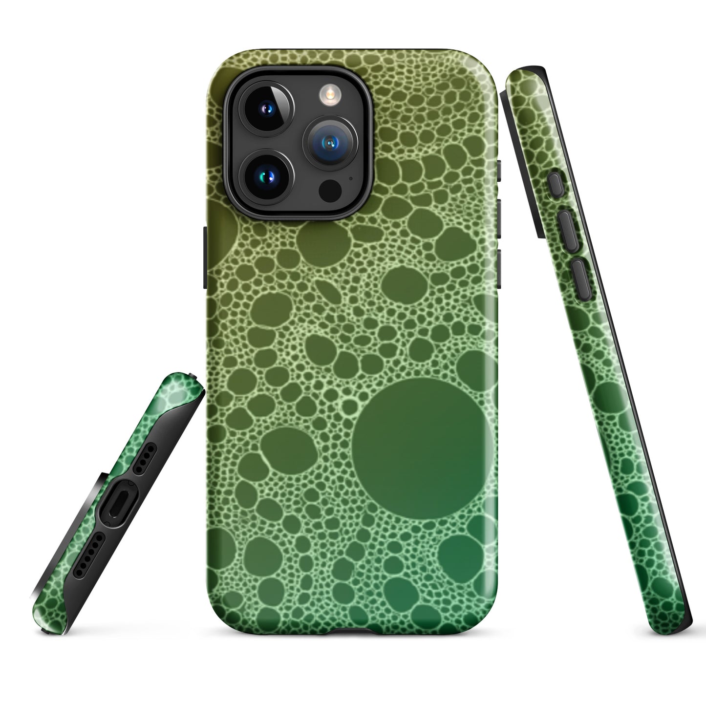 Lost In Circles Gecko Green Tough Case for iPhone®