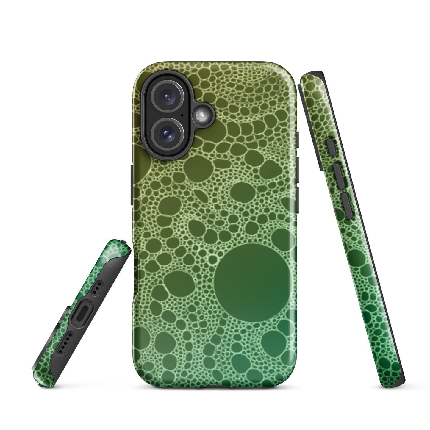 Lost In Circles Gecko Green Tough Case for iPhone®