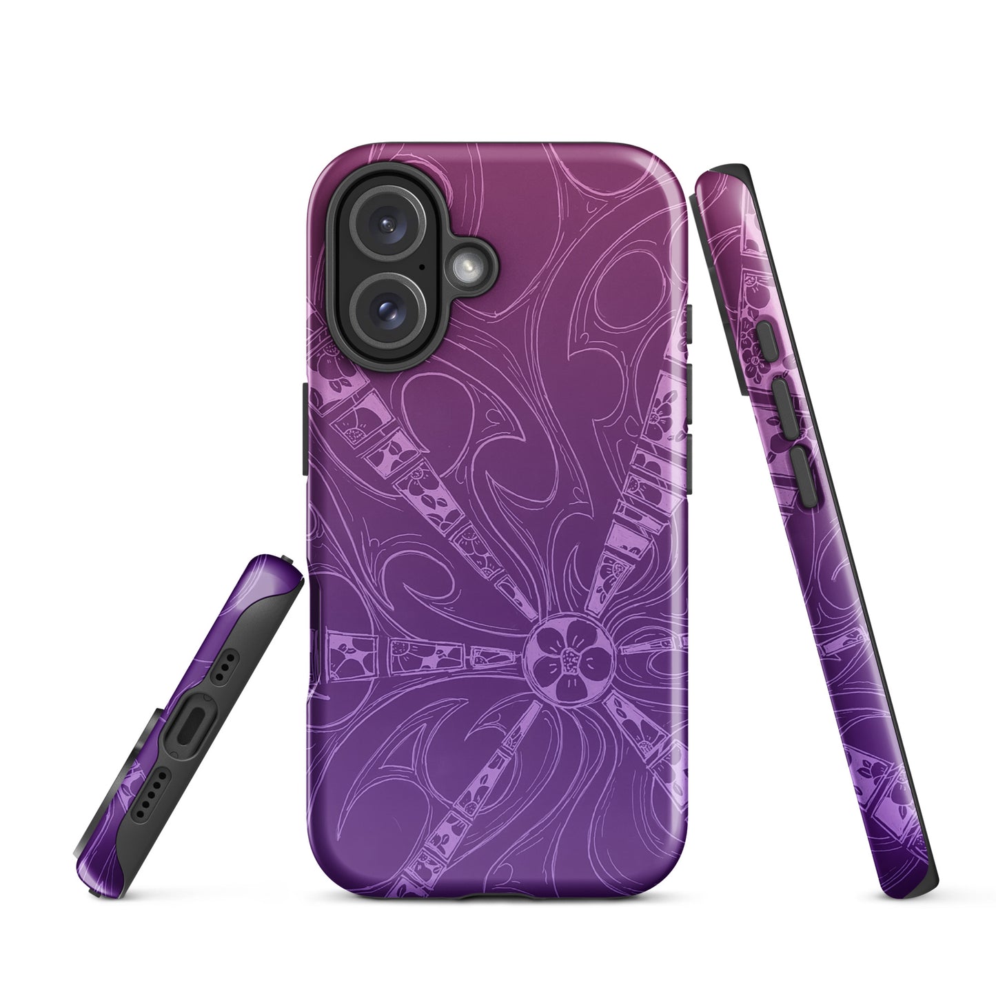 Flowers Plum Tough Case for iPhone®