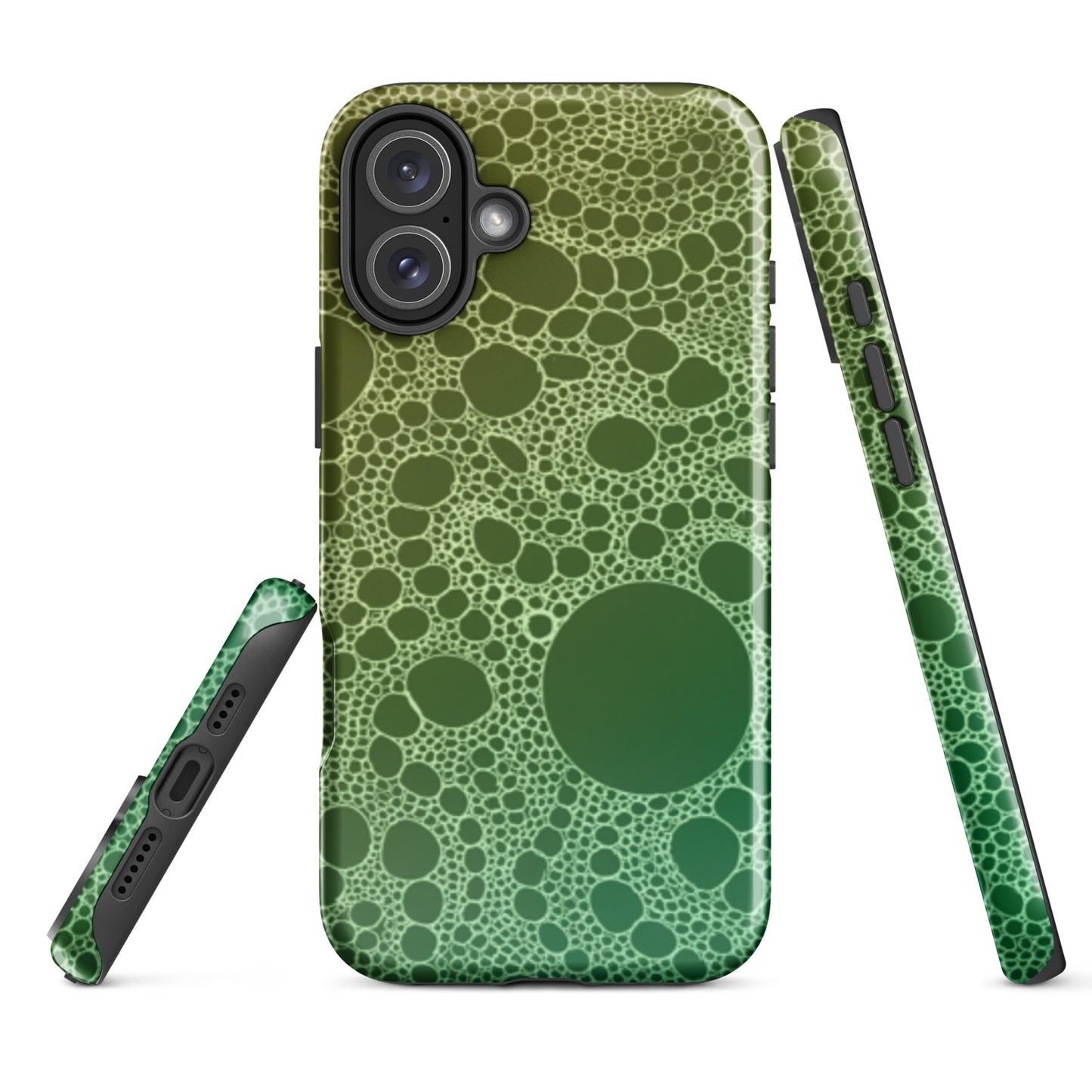 Lost In Circles Gecko Green Tough Case for iPhone®