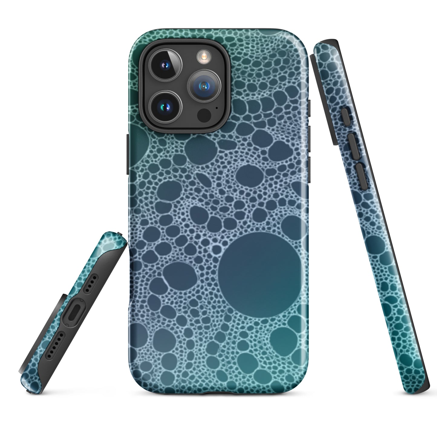 Lost in Circles Ocean Blue Tough Case for iPhone®