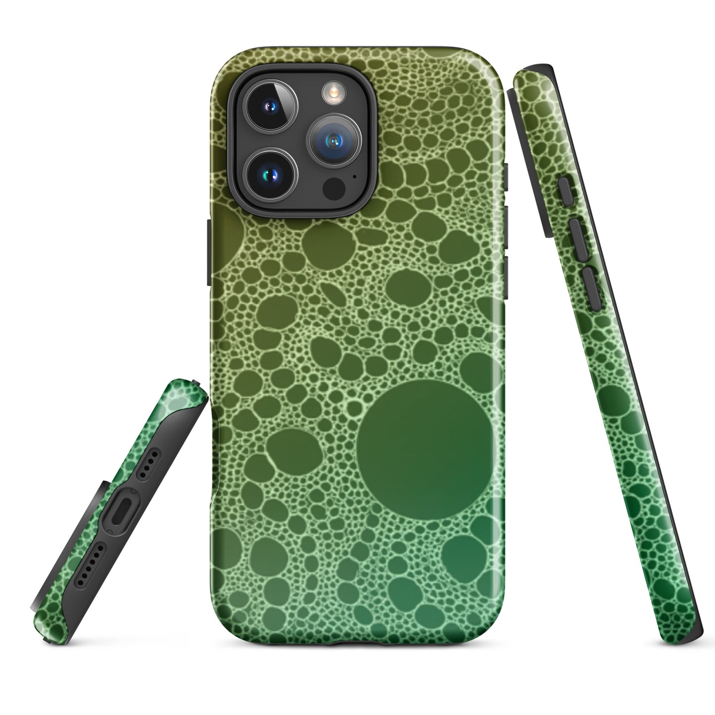 Lost In Circles Gecko Green Tough Case for iPhone®