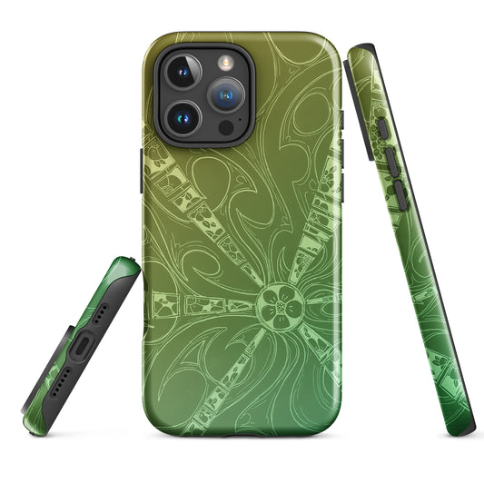 Flowers Gecko Green Tough Case for iPhone®