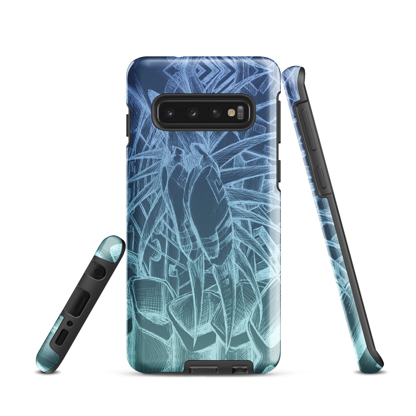 Sketch Ocean Blue Tough case for Samsung®